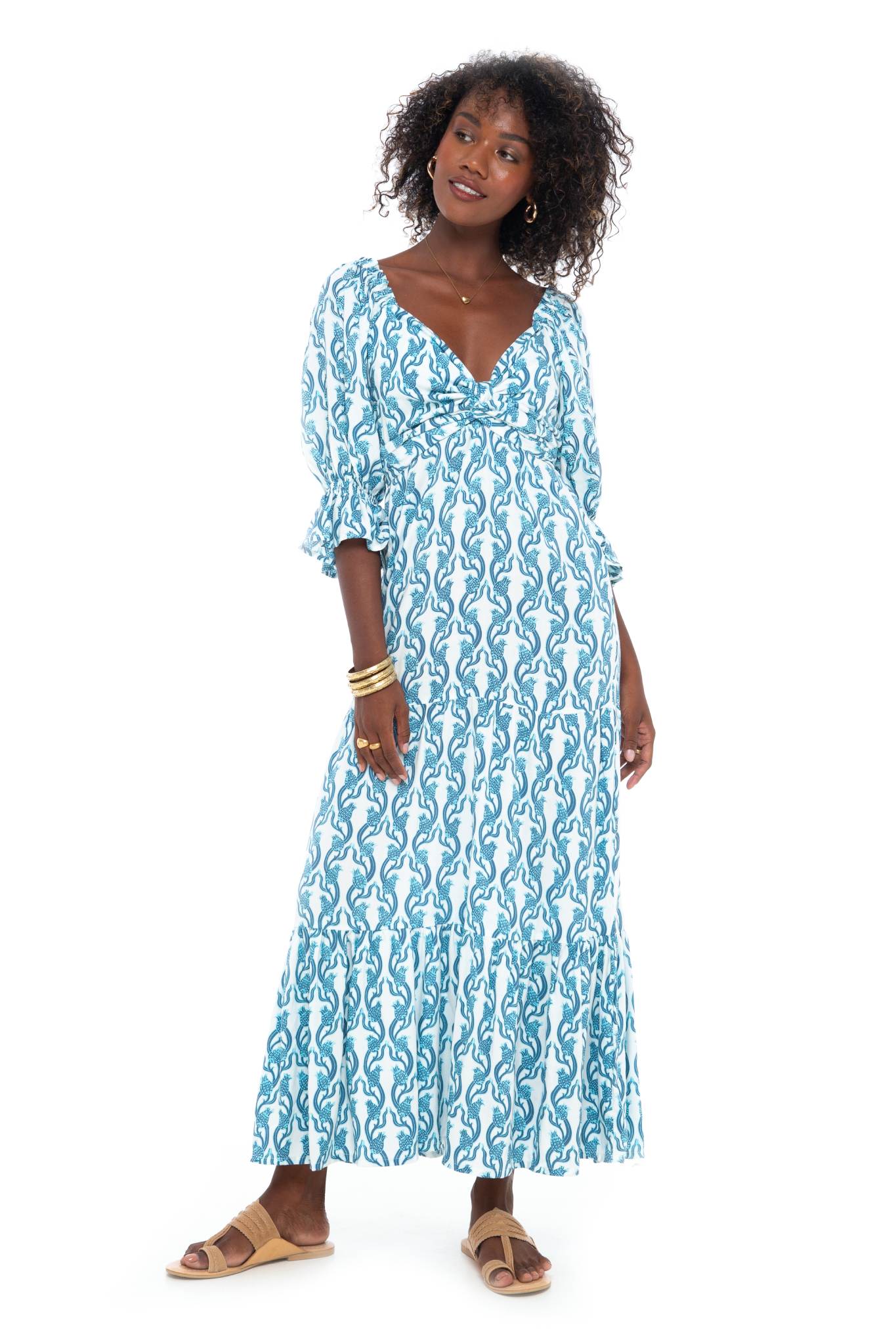 Dragonfruit Antilles Long Dress