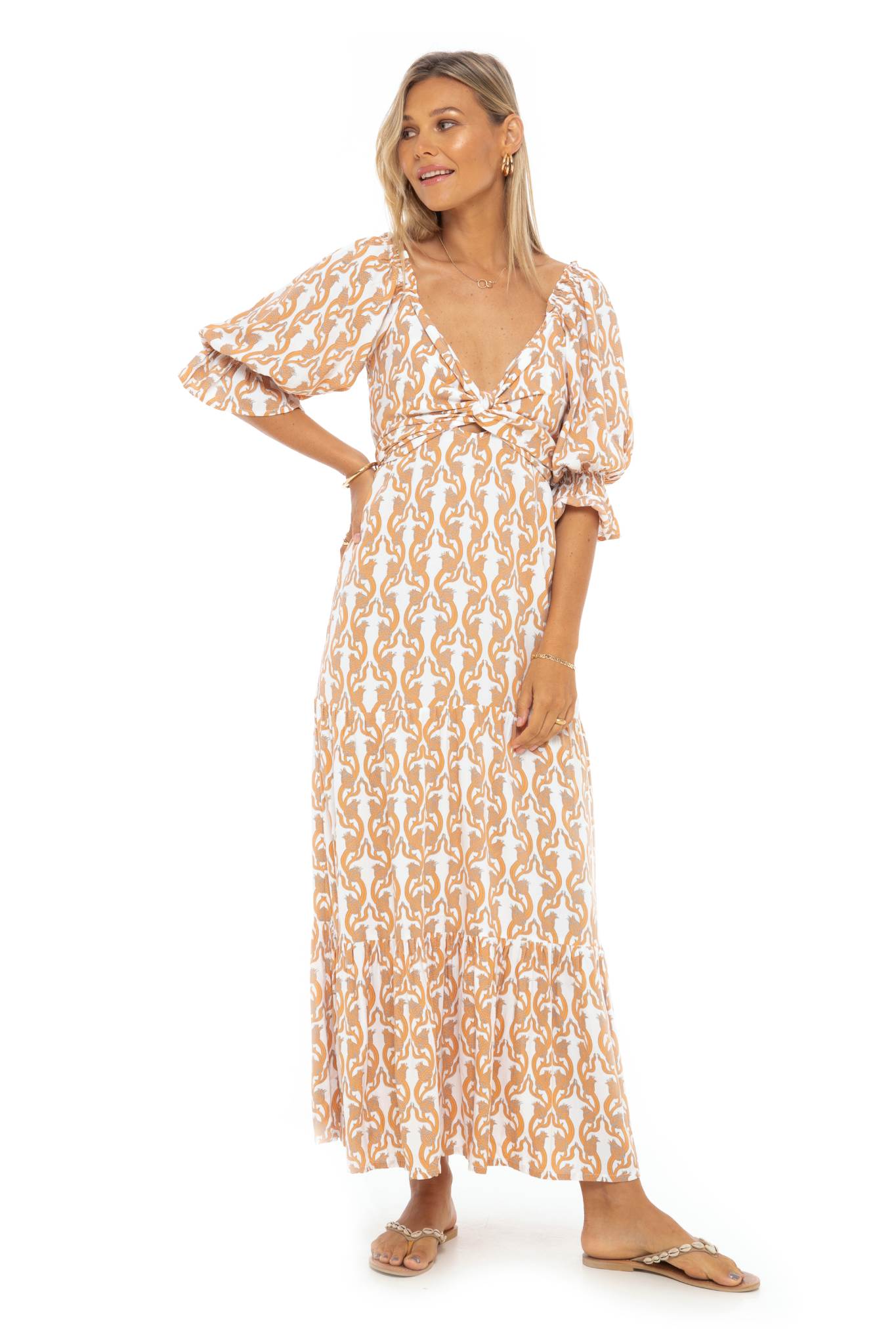 Dragonfruit Antilles Long Dress