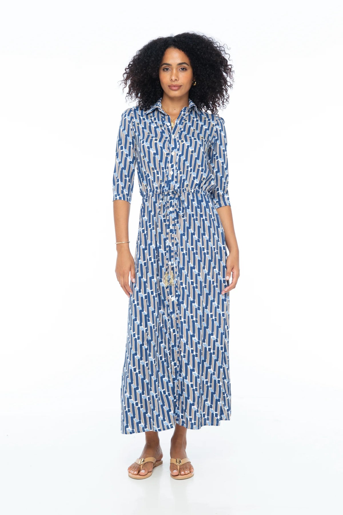 DISCO Long Shirt Dress