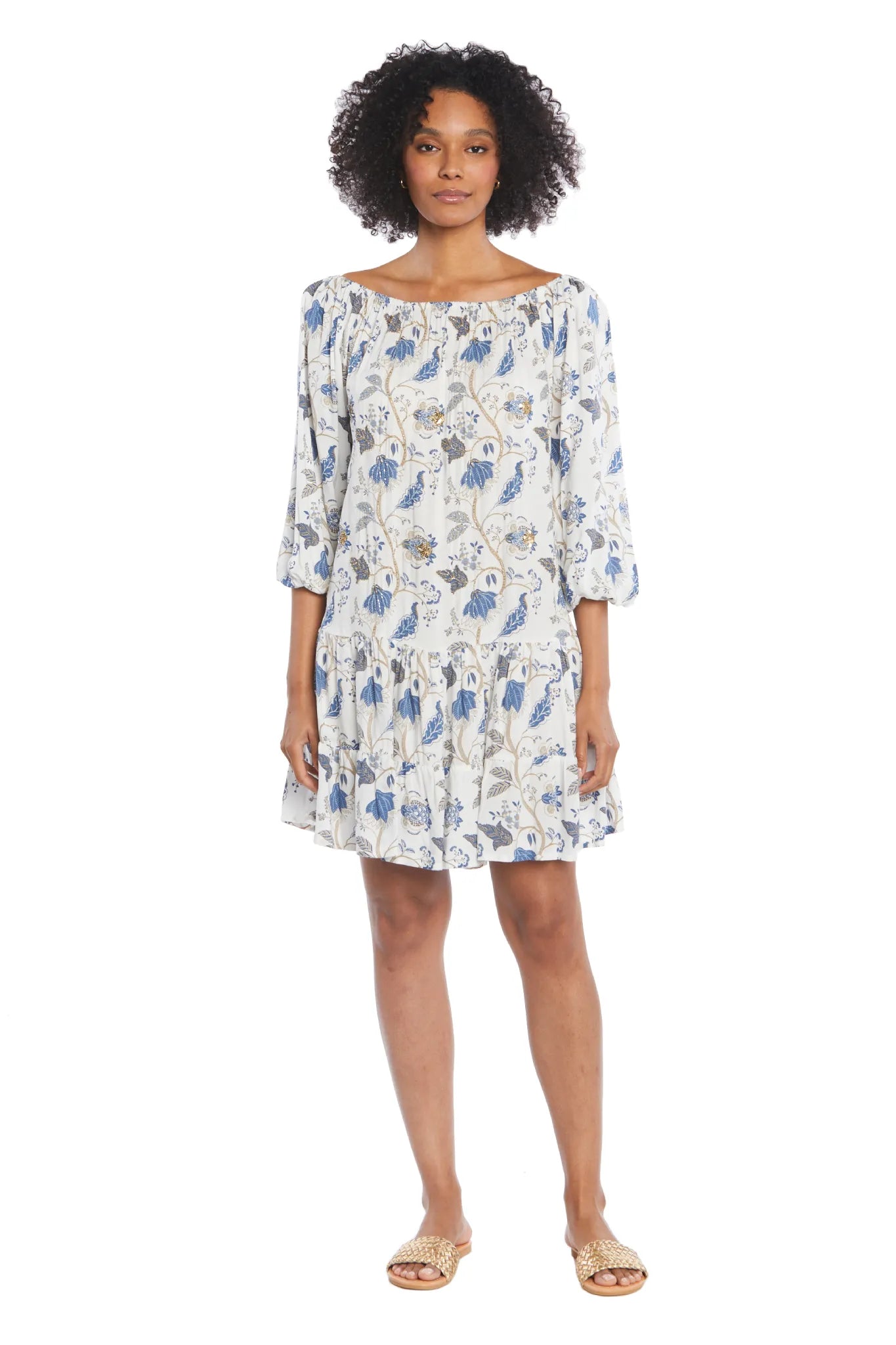 Flower Maria Short Dress