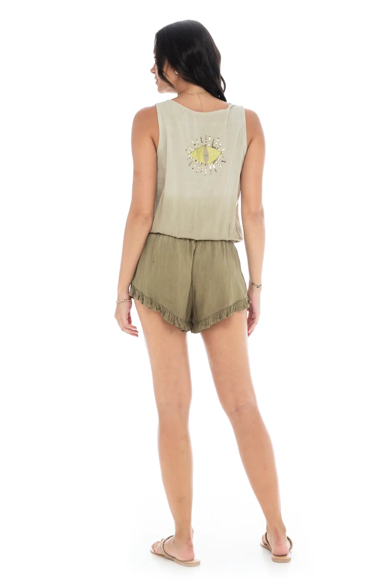 Good Luck Short Jumpsuit