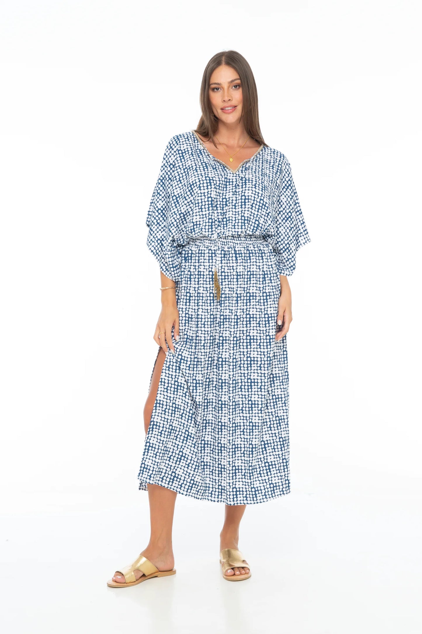 PUNTO Butterfly Long Dress