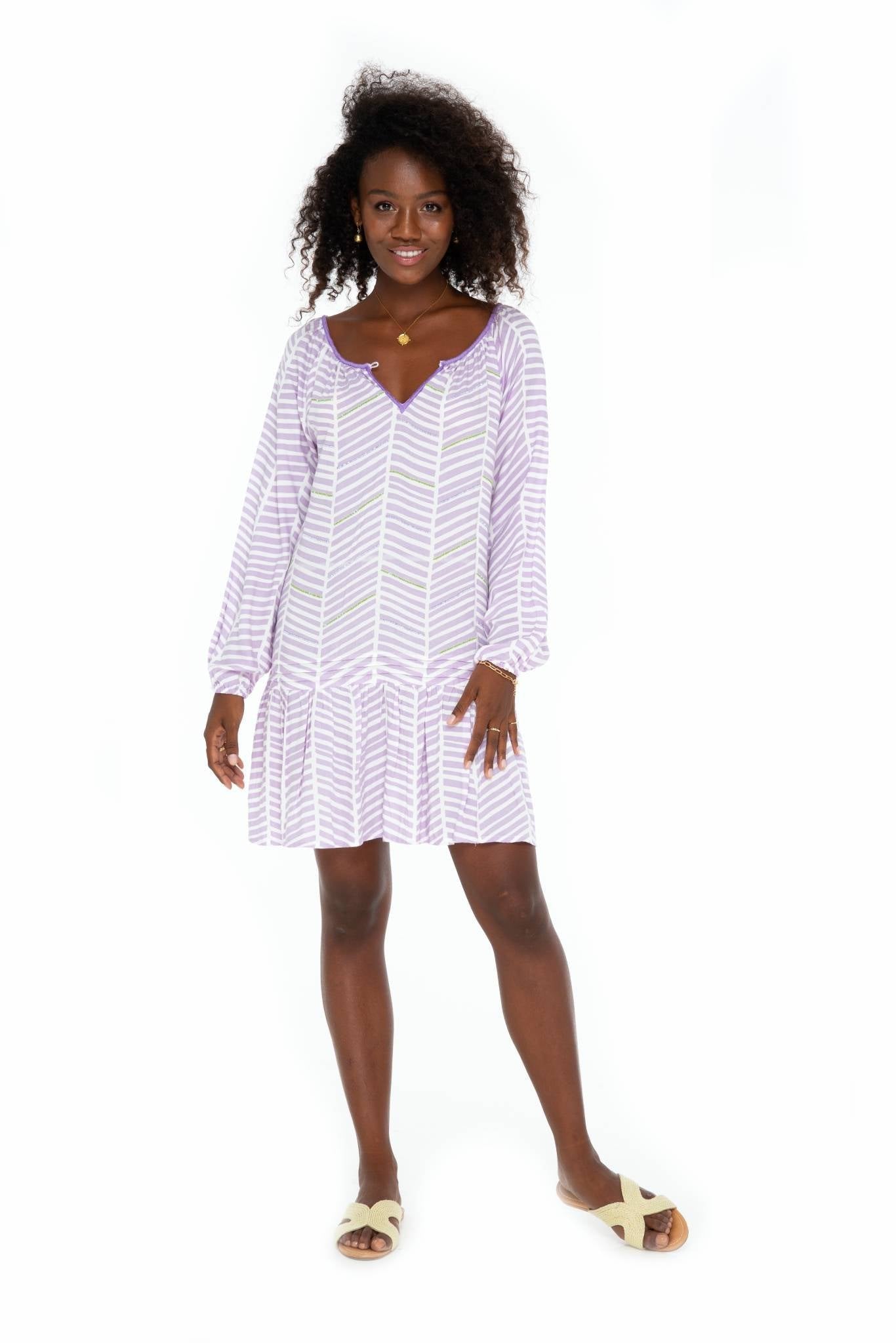 Retro Miami Short Dress