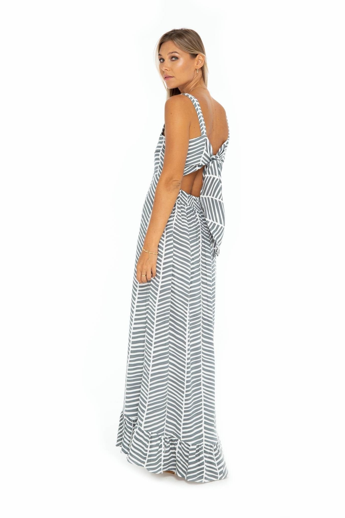 Retro Sicily Long Dress
