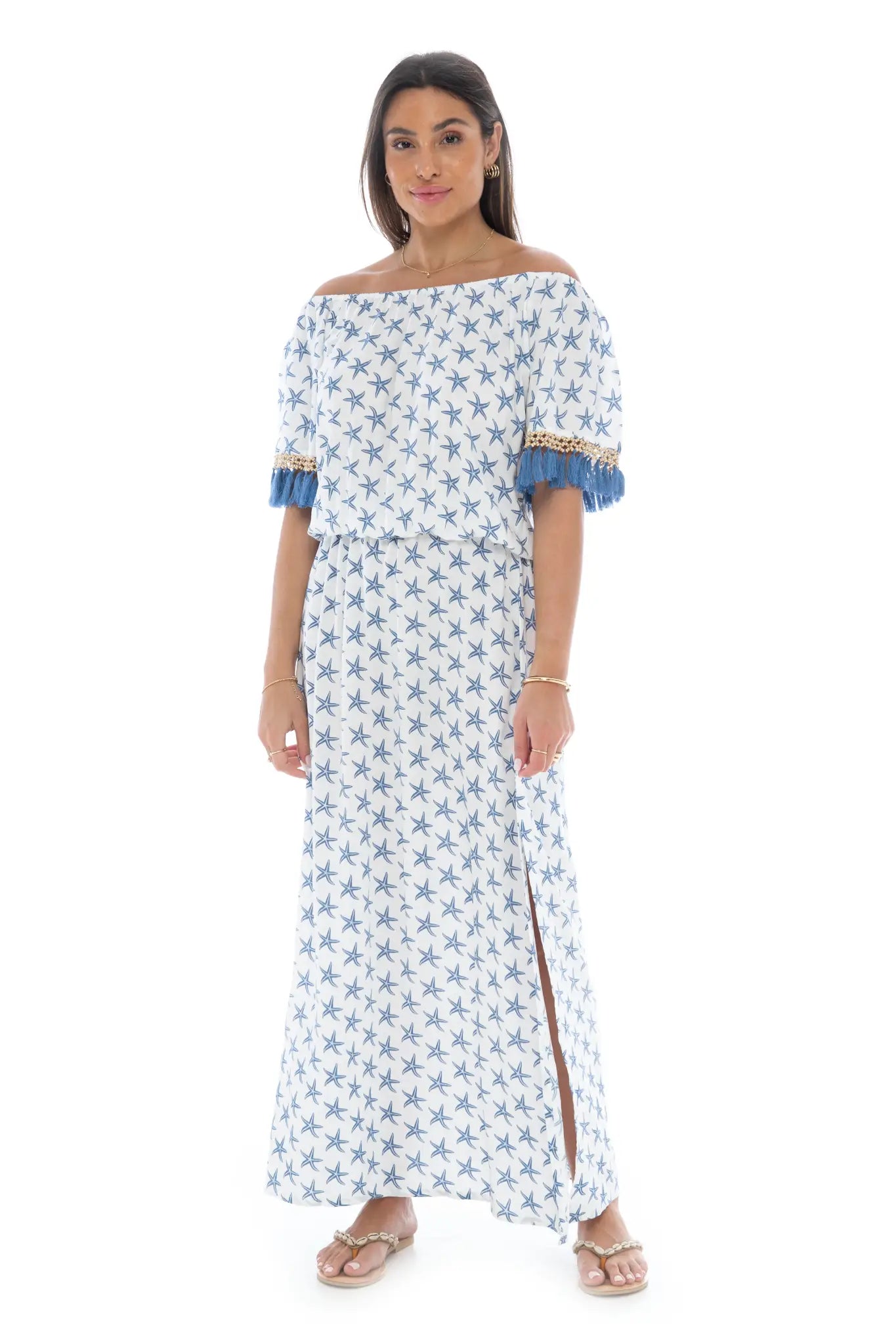Stella Off Shoulder Long Dress