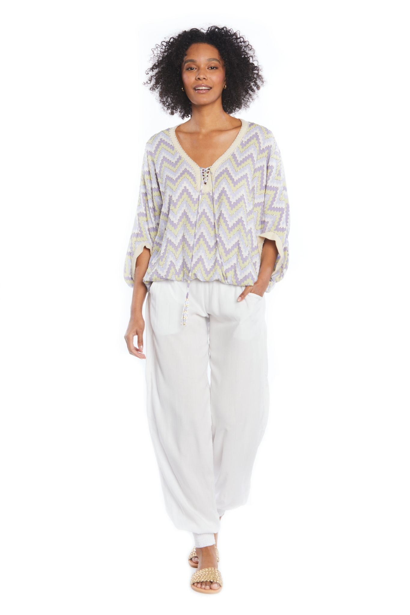 Zig Zag Miami Top