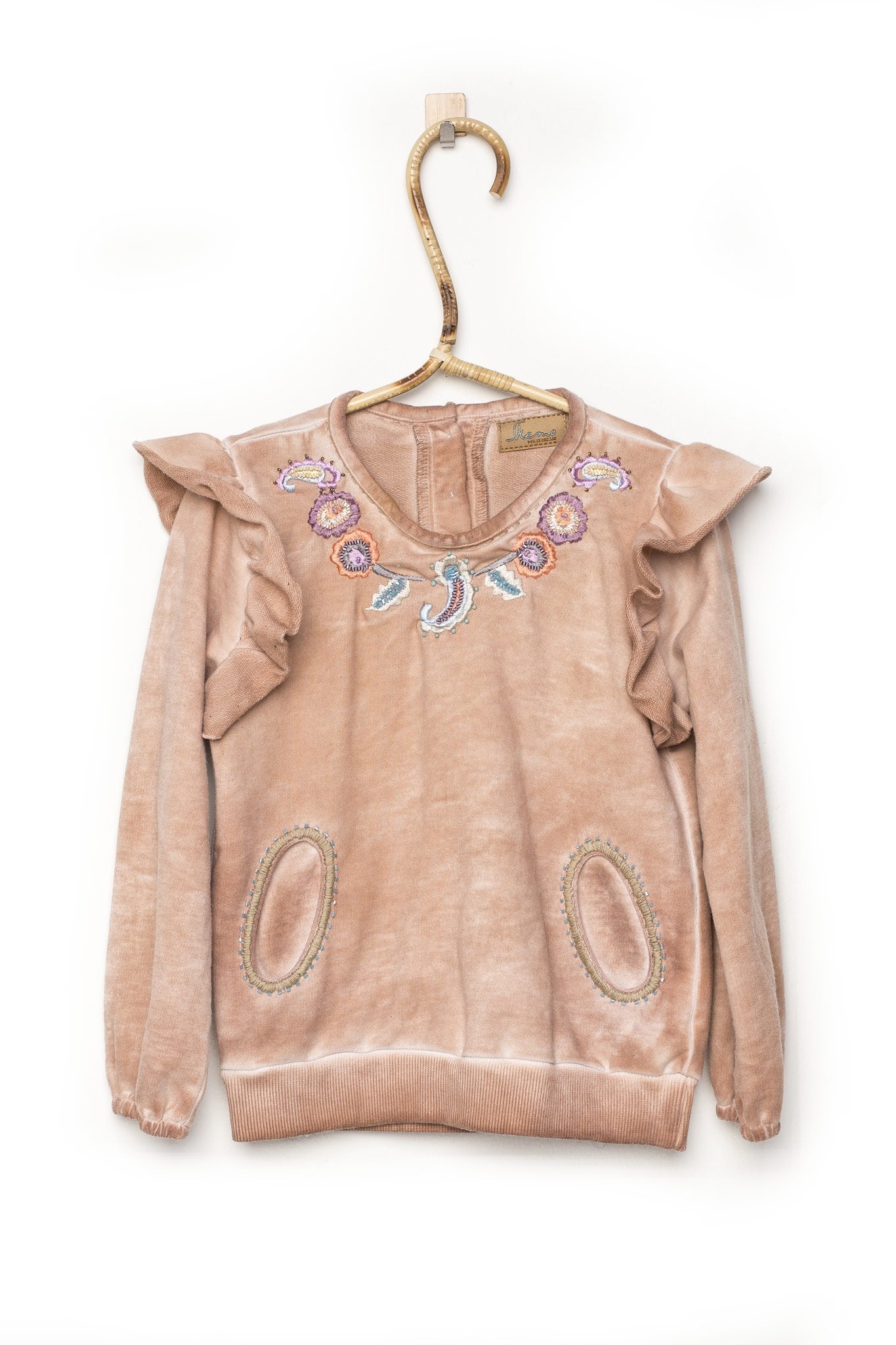 Kids Vintage Jogger Ruffle Top