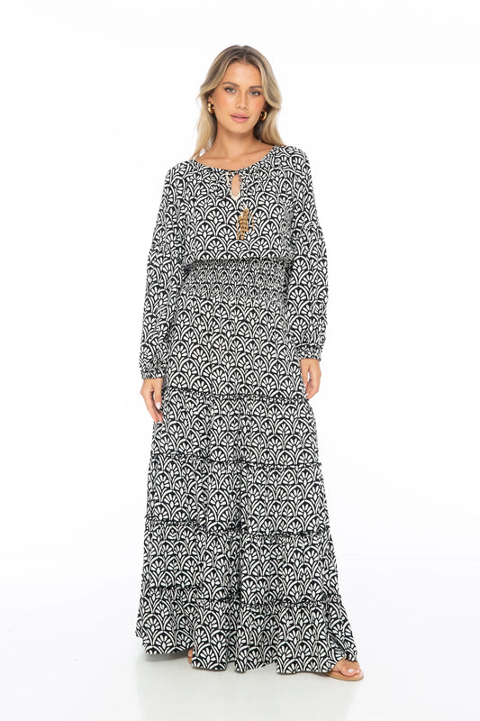ART DECO Montana Long Dress Long Sleeve