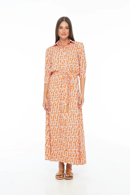 DISCO Long Shirt Dress