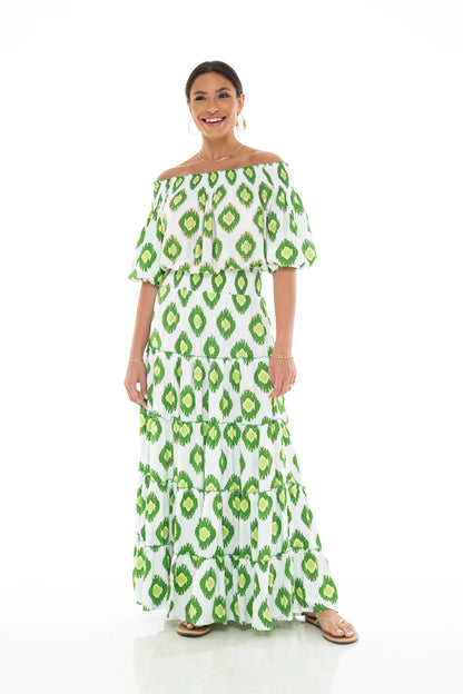 IKAT DYE Aloha Long Dress