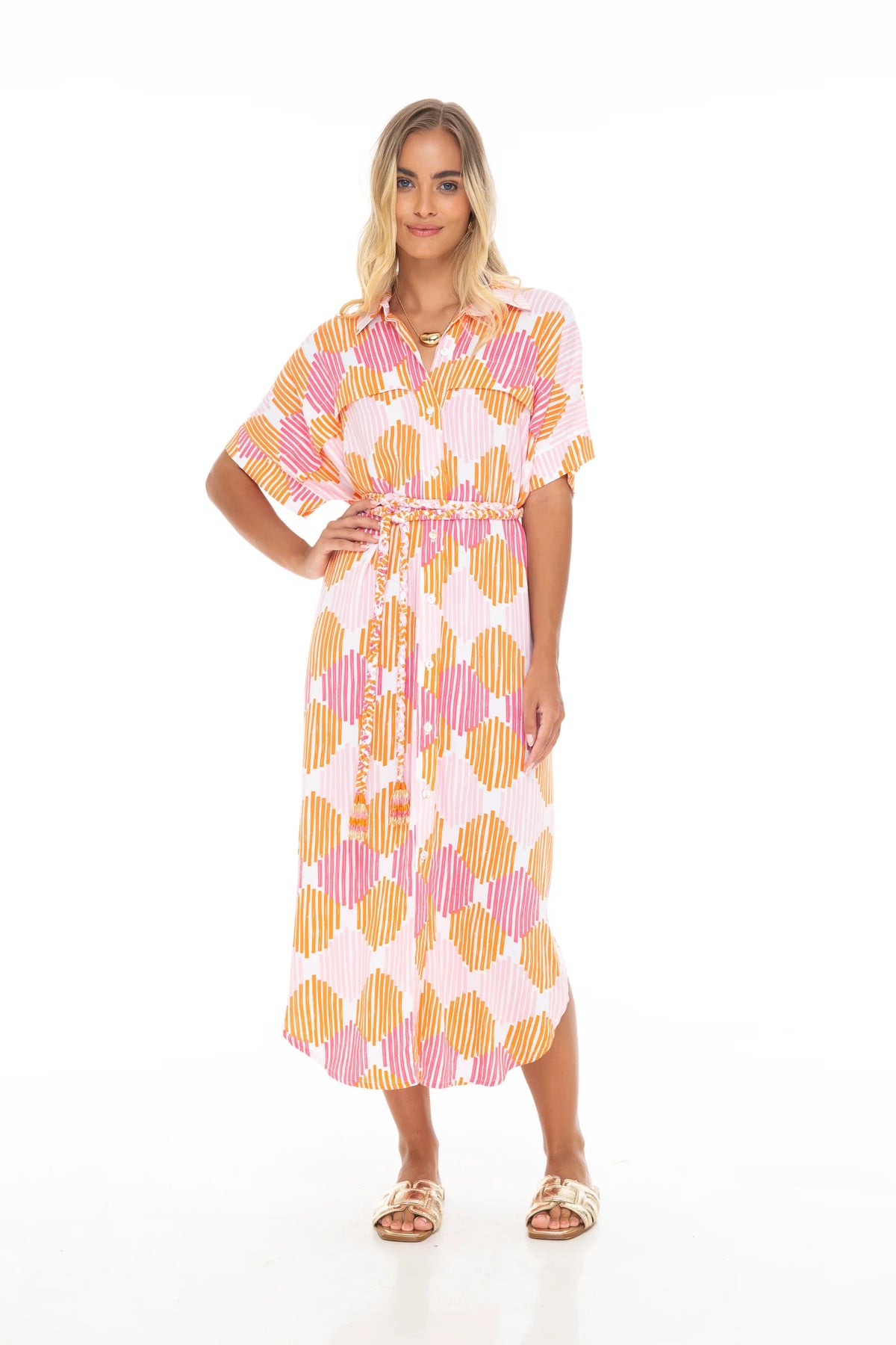 MOSAIC Comfy Shirt Dress