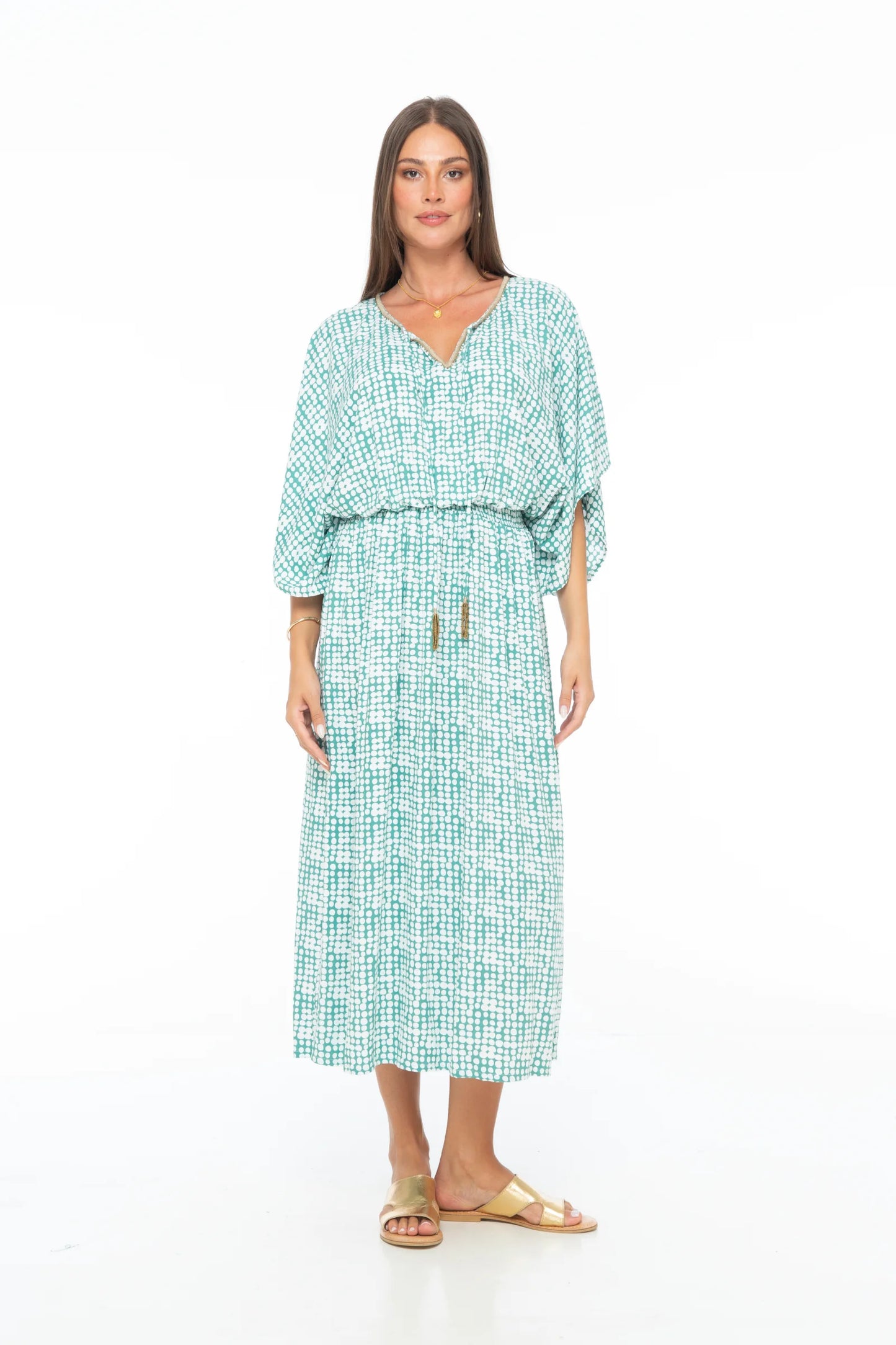 PUNTO Butterfly Long Dress