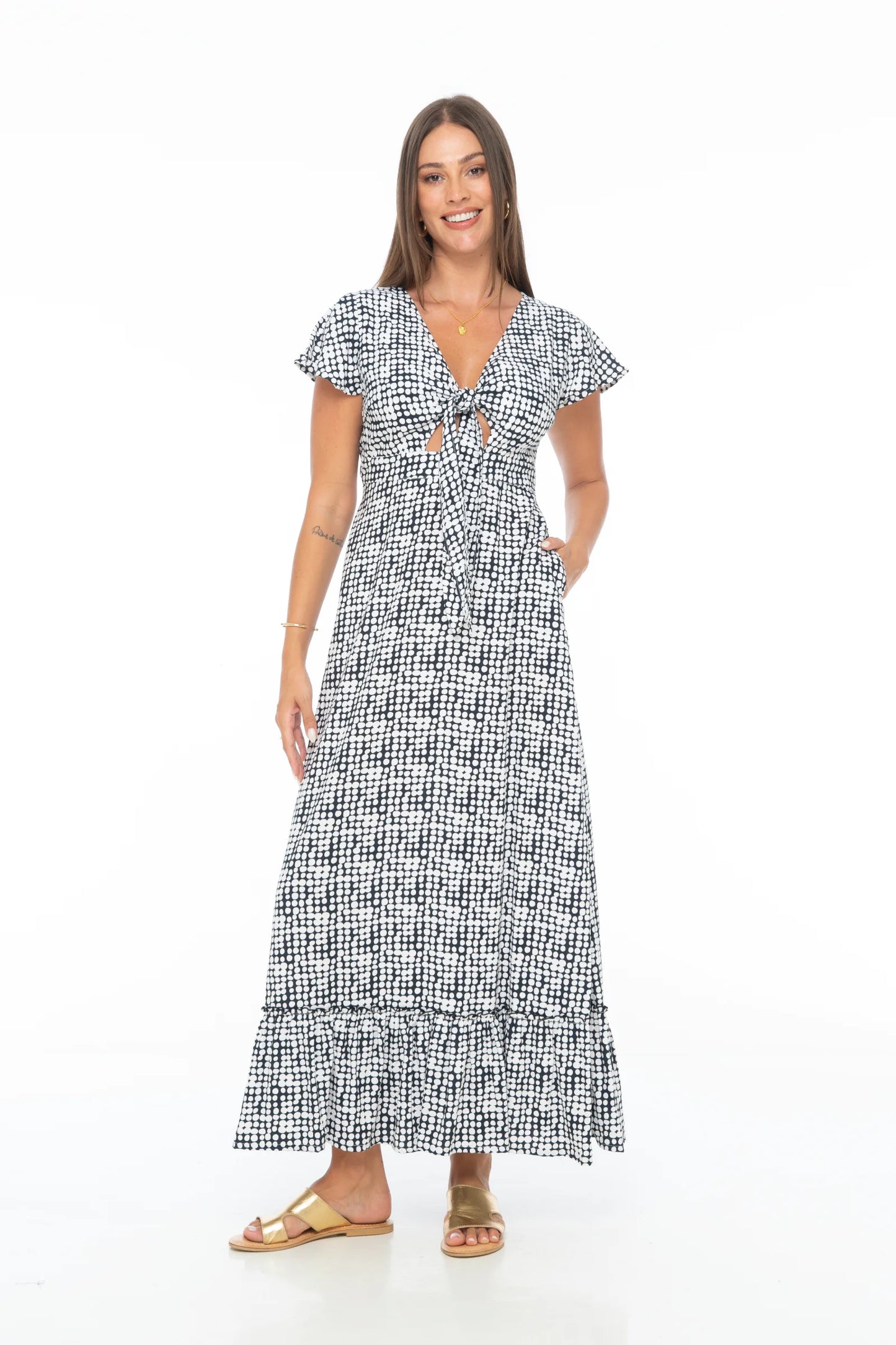 PUNTO Tie Long Dress