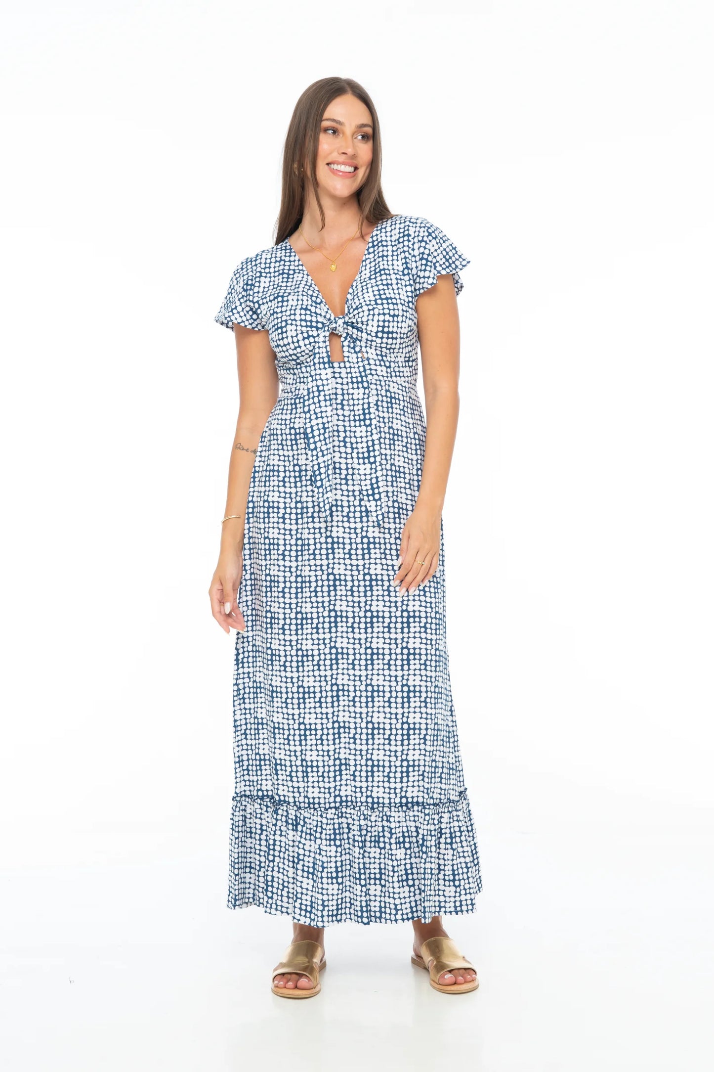 PUNTO Tie Long Dress