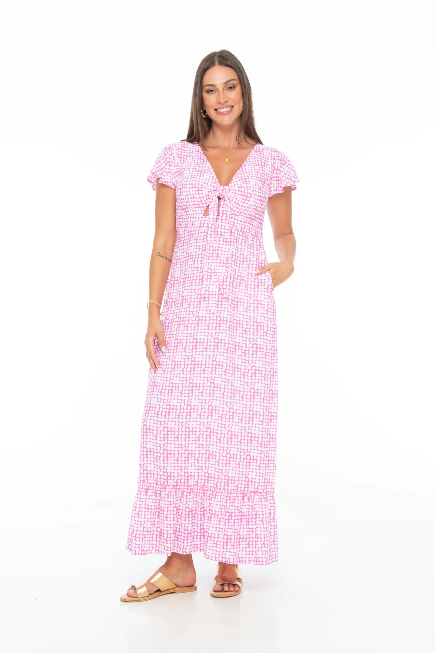 PUNTO Tie Long Dress