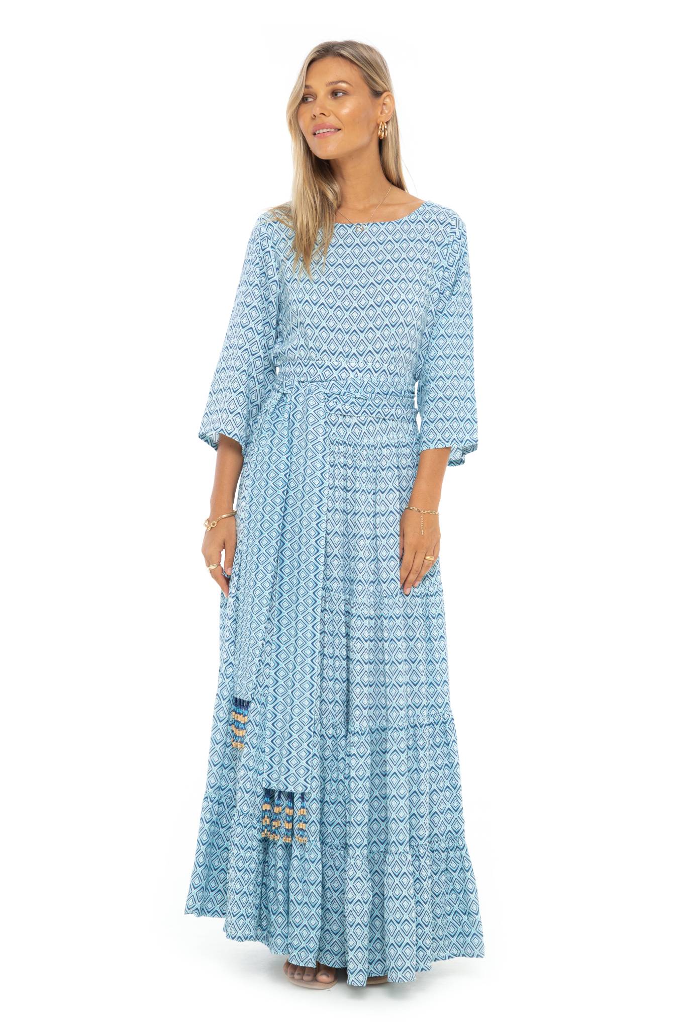 Psychedelic Marea Long Dress