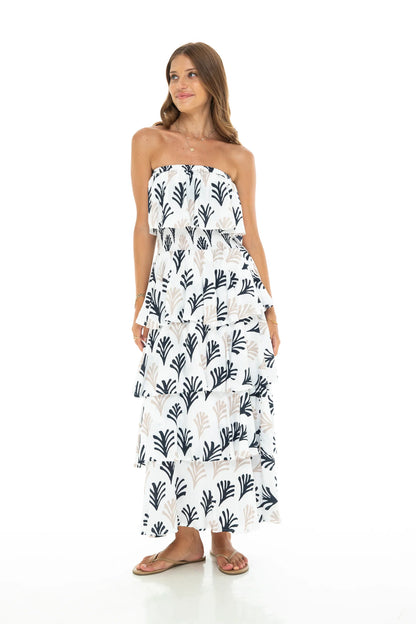 SEAWEED Tier Long Dress
